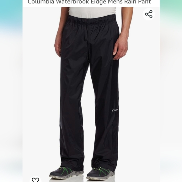 NWT Columbia Waterbrook Ridge Rain  pants men's XL - Picture 1 of 9